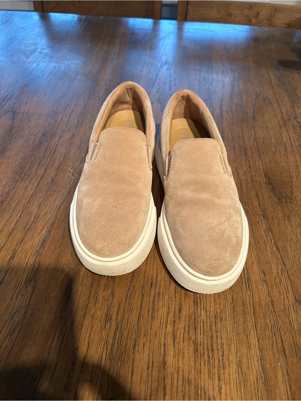 Prada Taupe Suede Slip-On Sneakers - Picture 13 of 16